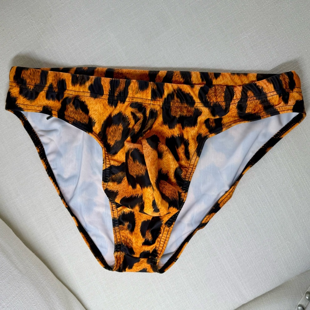 Leopard Print Bikini size M